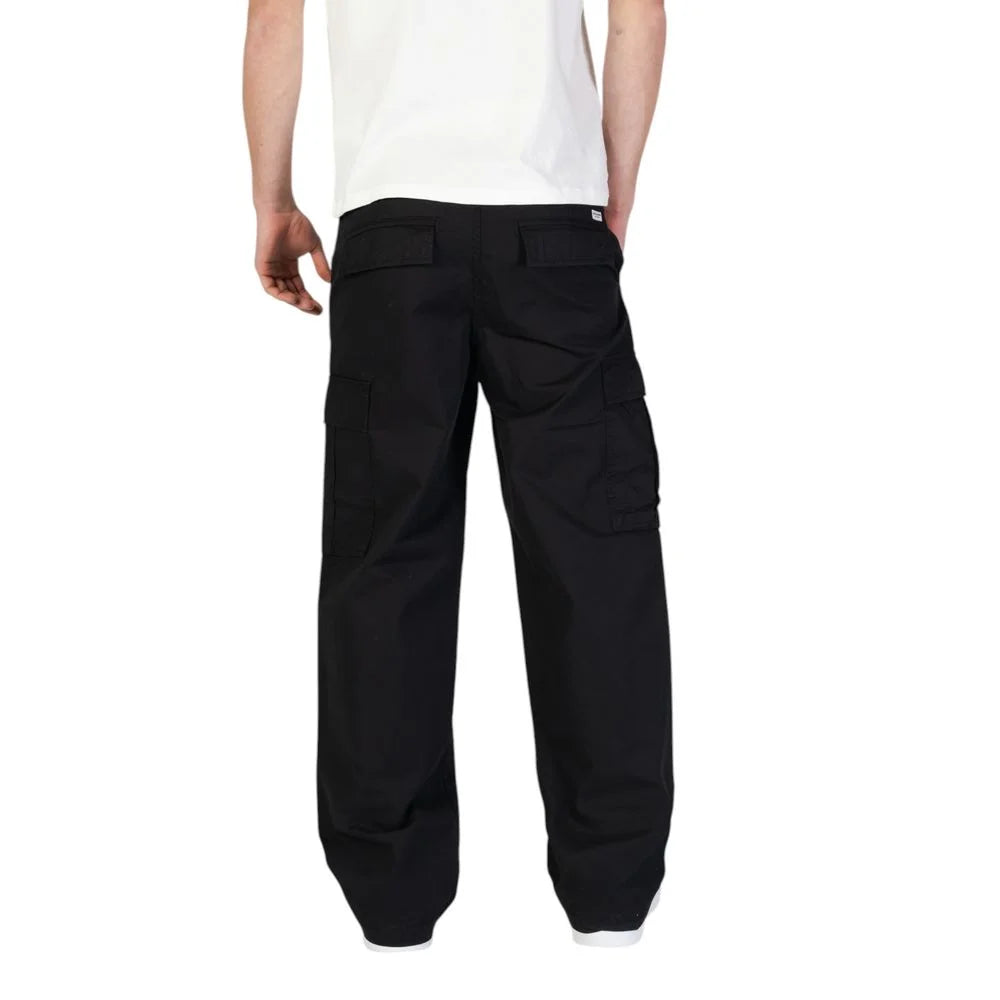 Jack Jones Black Cotton Pant - Cargo Pants