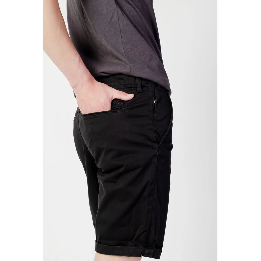 Jack Jones Black Cotton Short - IT44 | S - Bermudas