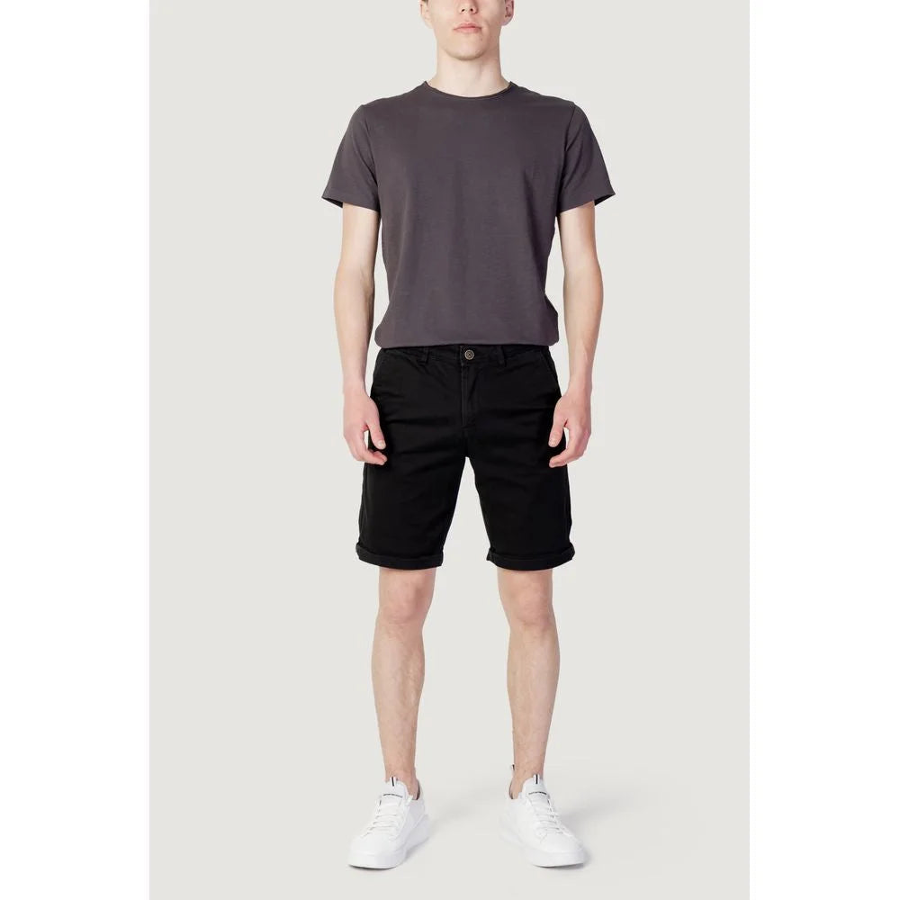 Jack Jones Black Cotton Short - IT44 | S - Bermudas