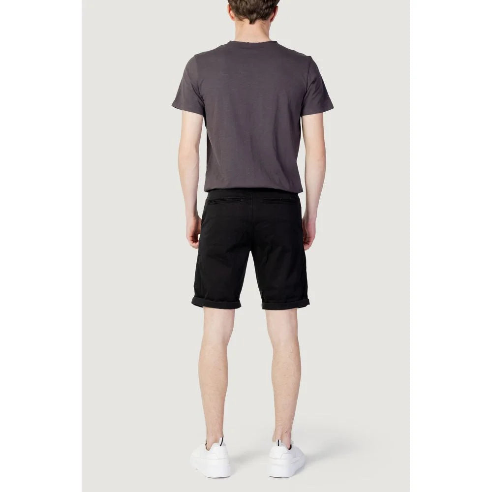 Jack Jones Black Cotton Short - IT44 | S - Bermudas