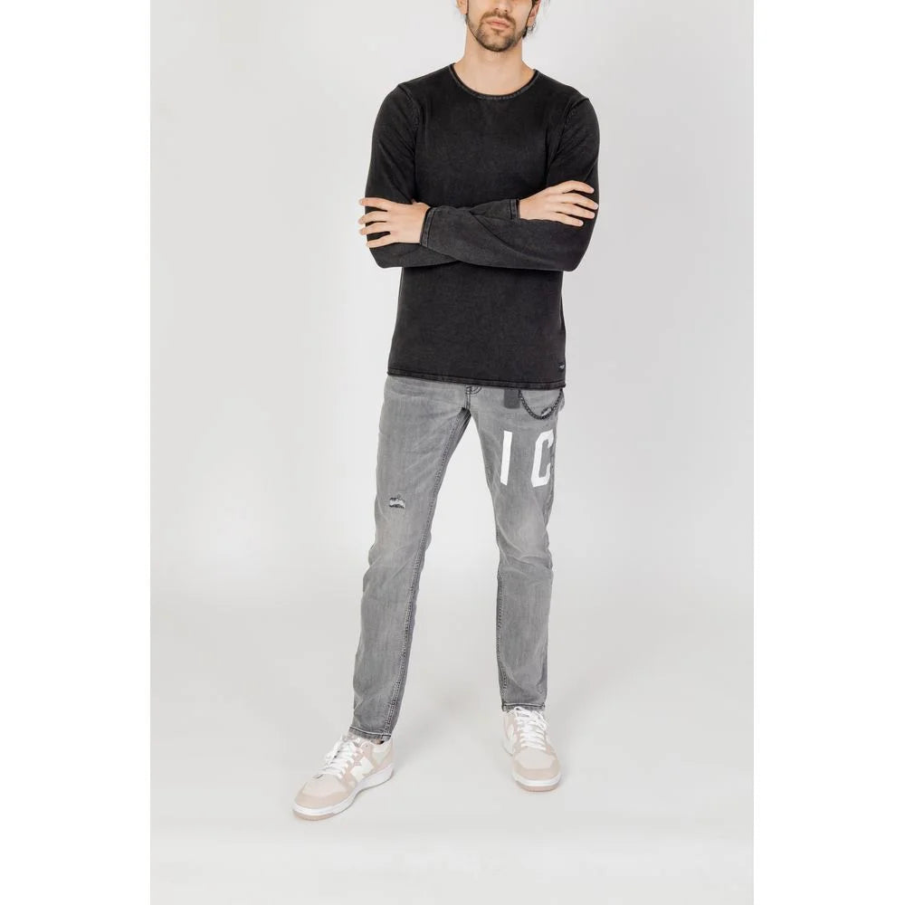 Jack Jones Black Cotton Sportswear - IT46 | M - Sweaters