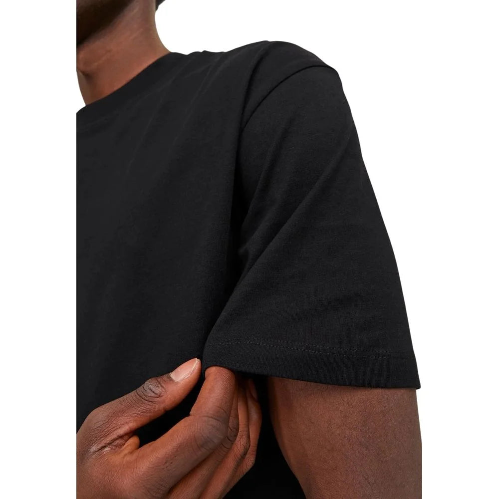 Jack Jones Black Cotton T-Shirt - T-Shirts
