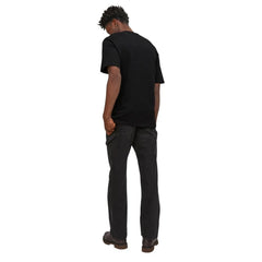 Jack Jones Black Cotton T-Shirt - T-Shirts