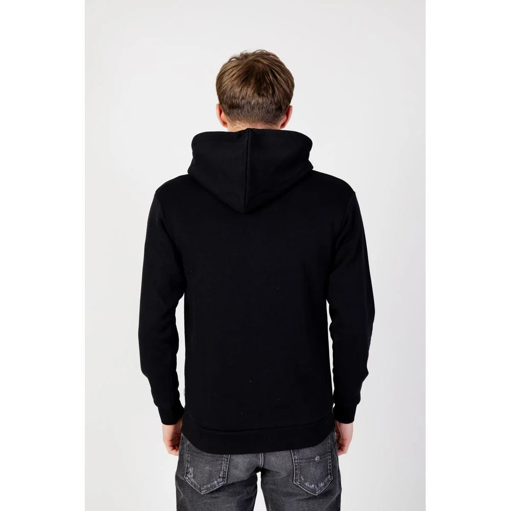 Jack Jones Black Polyester Hoody
