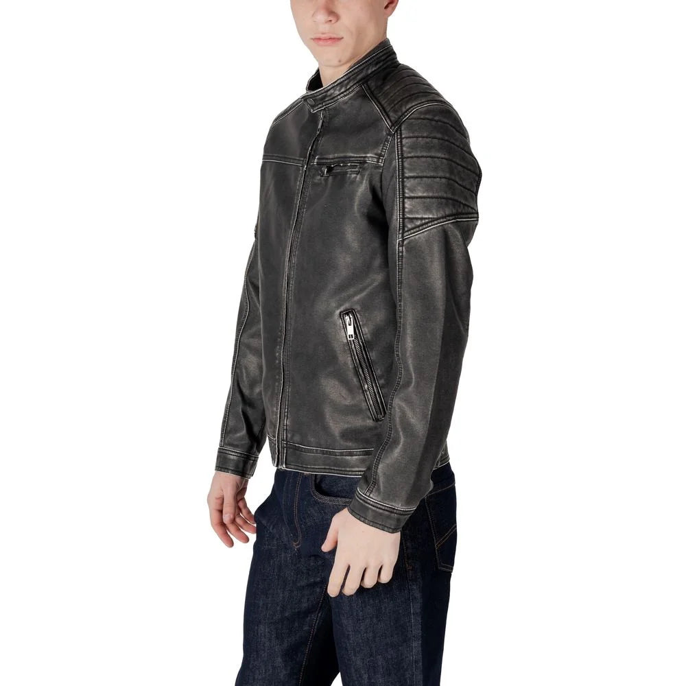 Jack Jones Black Polyester Jackets & Coat - IT48 | L - Bomber Jackets
