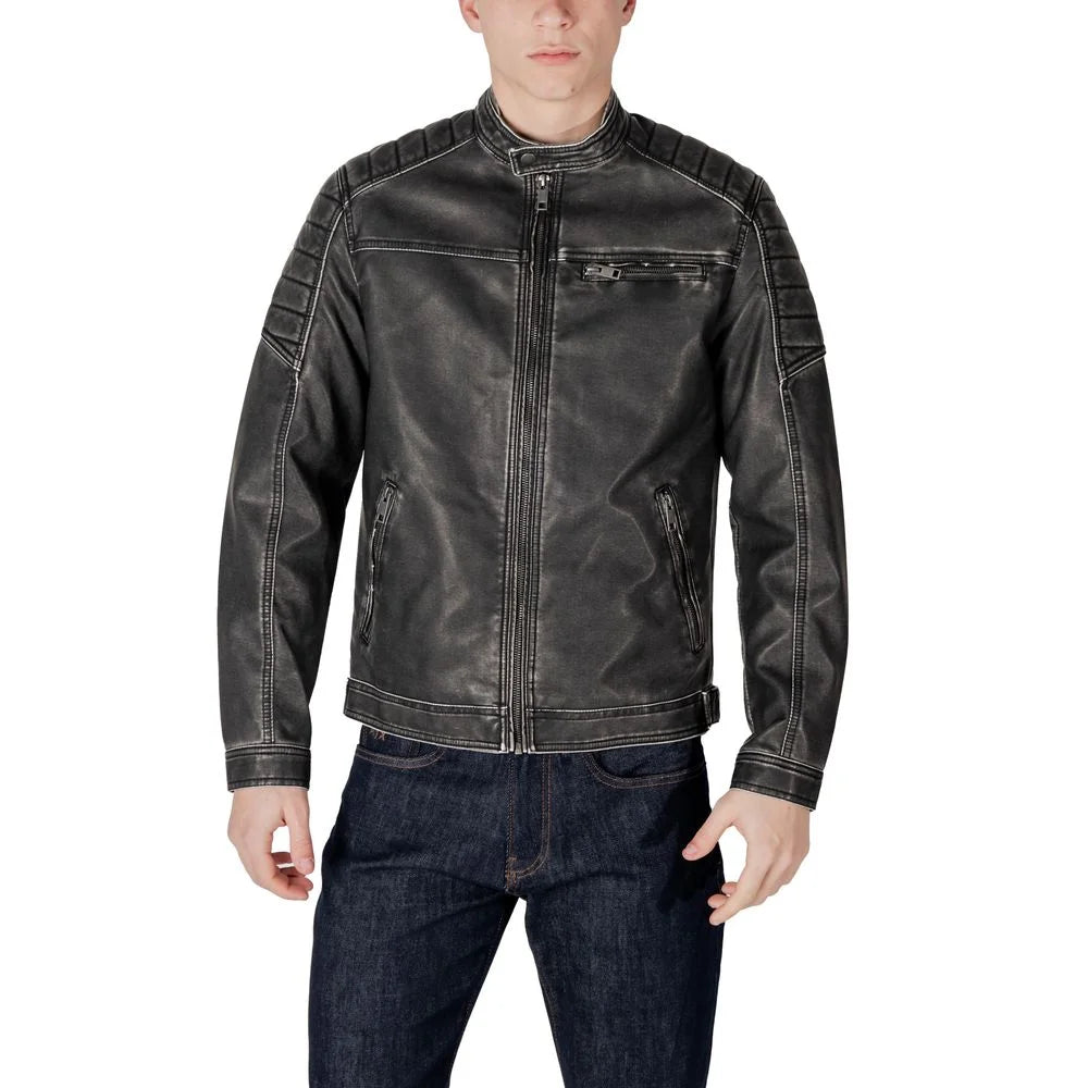 Jack Jones Black Polyester Jackets & Coat - IT48 | L - Bomber Jackets