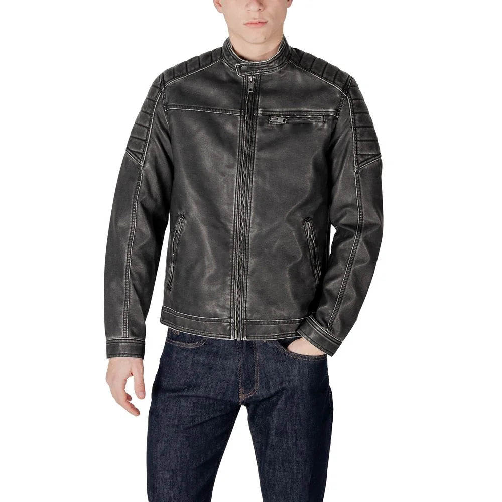 Jack Jones Black Polyester Jackets & Coat - IT48 | L - Bomber Jackets