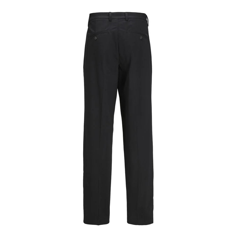 Jack Jones Black Recycled Polyester Pant - Trousers