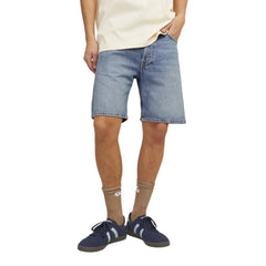 Jack Jones Blue Cotton Bermuda - Bermudas