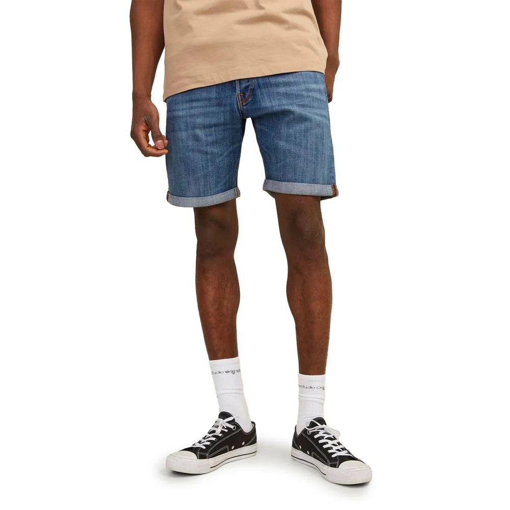 Jack Jones Blue Cotton Bermuda - IT44 | S - Bermudas
