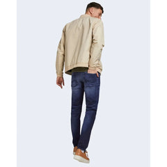 Jack Jones Blue Cotton Relaxed Fit Jean - Jeans