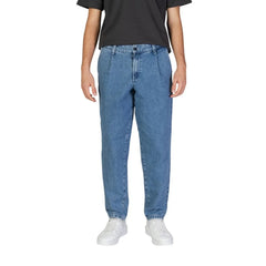 Jack Jones Blue Cotton Relaxed Fit Jean - Jeans
