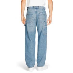 Jack Jones Blue Cotton Relaxed Fit Jean - Jeans