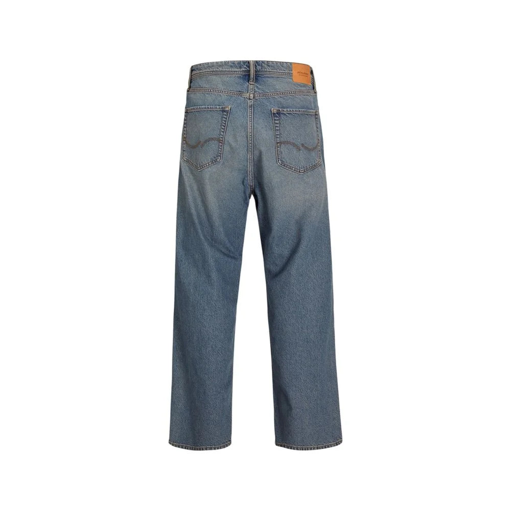 Jack Jones Blue Cotton Relaxed Fit Jean - Jeans