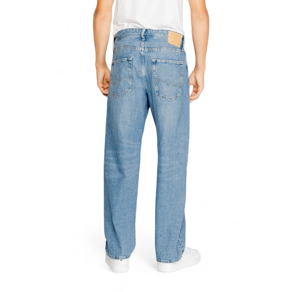 Jack Jones Blue Cotton Relaxed Fit Jean - Jeans