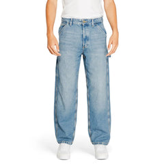 Jack Jones Blue Cotton Relaxed Fit Jean - Jeans
