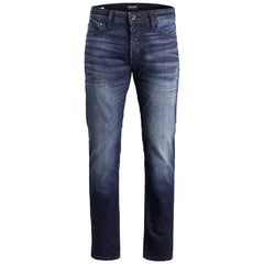 Jack Jones Blue Cotton Relaxed Fit Jean - Jeans
