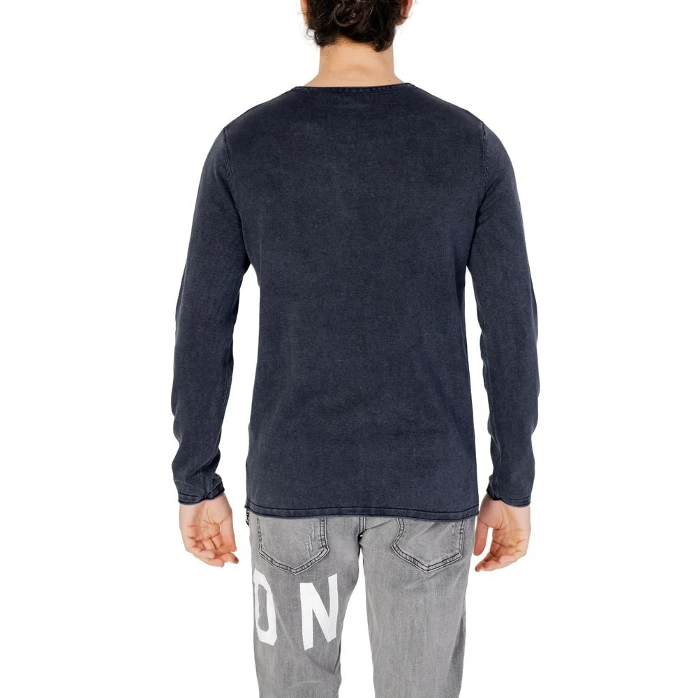 Jack Jones Blue Cotton Sportswear - Sweaters