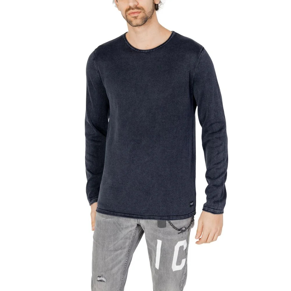 Jack Jones Blue Cotton Sportswear - Sweaters