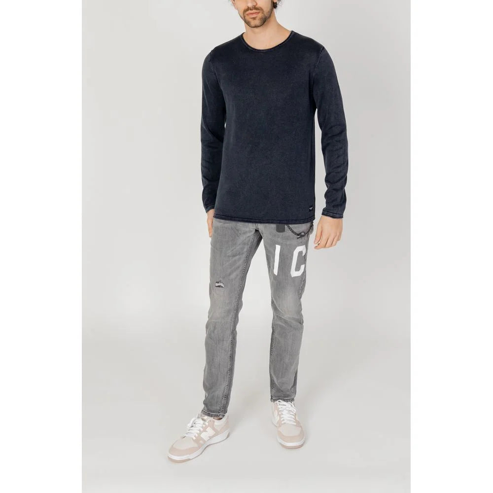 Jack Jones Blue Cotton Sportswear - Sweaters