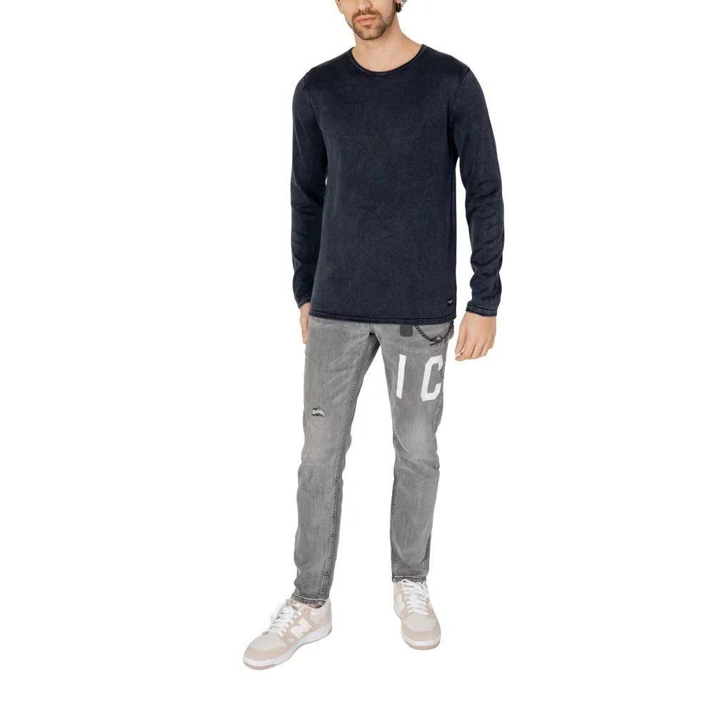 Jack Jones Blue Cotton Sportswear - Sweaters