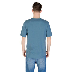 Jack Jones Blue Cotton T-Shirt - T-Shirts