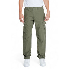 Jack Jones Green Cotton Pant - Cargo Pants