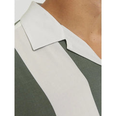Jack Jones Green Viscose Shortsleeve - Shirts