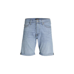 Jack Jones Light Blue Cotton Bermuda