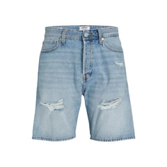 Jack Jones Light Blue Cotton Bermuda - Bermudas