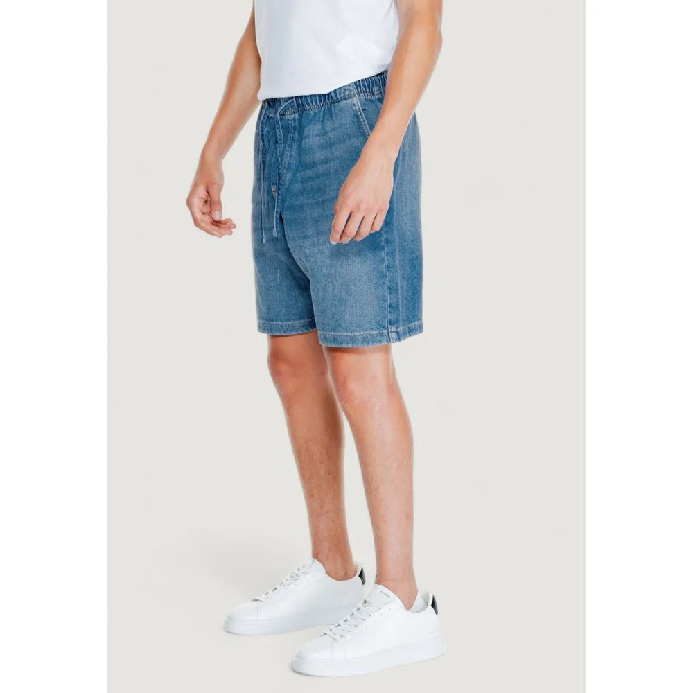 Jack Jones Light Blue Cotton Bermuda - IT44 | S - Bermudas