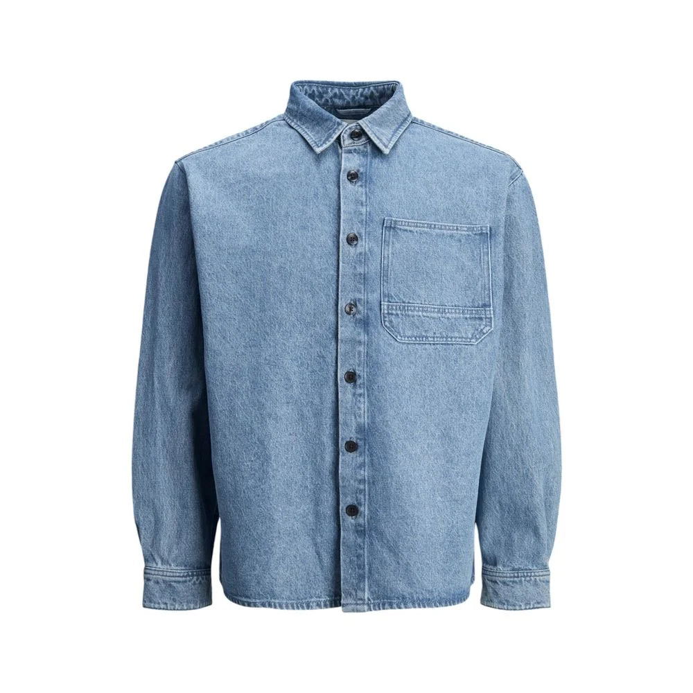 Jack Jones Light Blue Cotton Shirt - Shirts