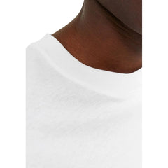 Jack Jones White Cotton T-Shirt - T-Shirts