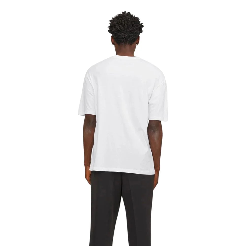 Jack Jones White Cotton T-Shirt - T-Shirts