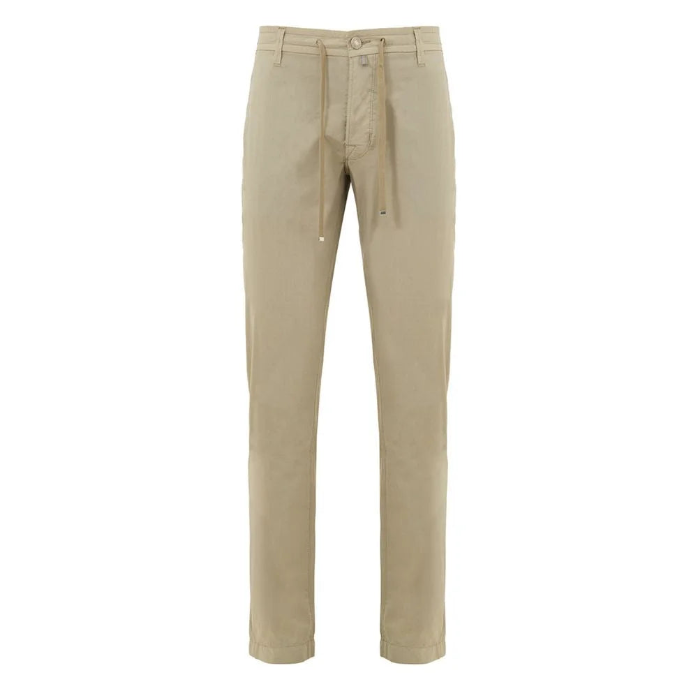 Jacob Cohen Beige Cotton Casual Pant - Trousers