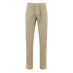 Jacob Cohen Beige Cotton Casual Pant - Trousers