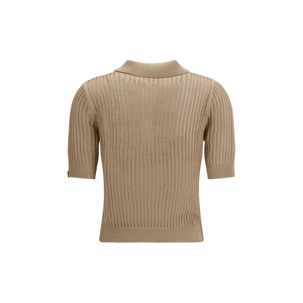 Jacob Cohen Beige Cotton Polo Shirt