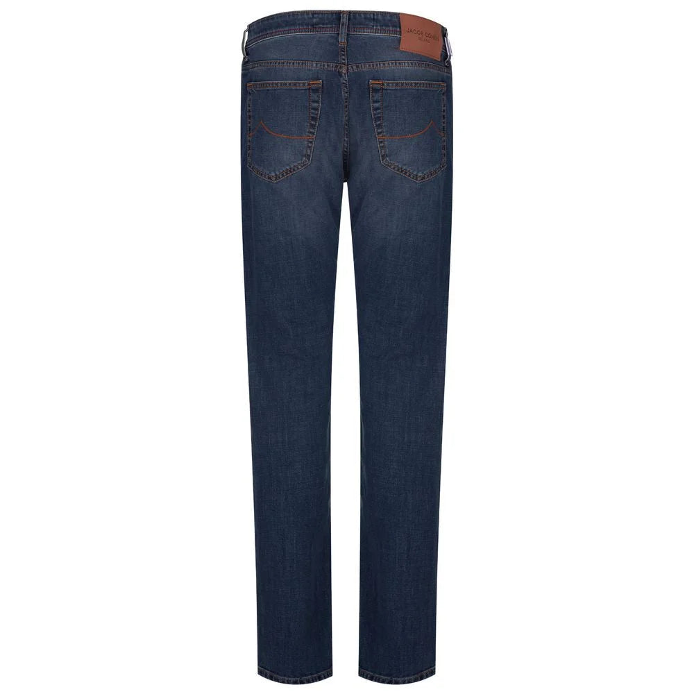 Jacob Cohen Blue Cotton Men’s Jeans - Jeans