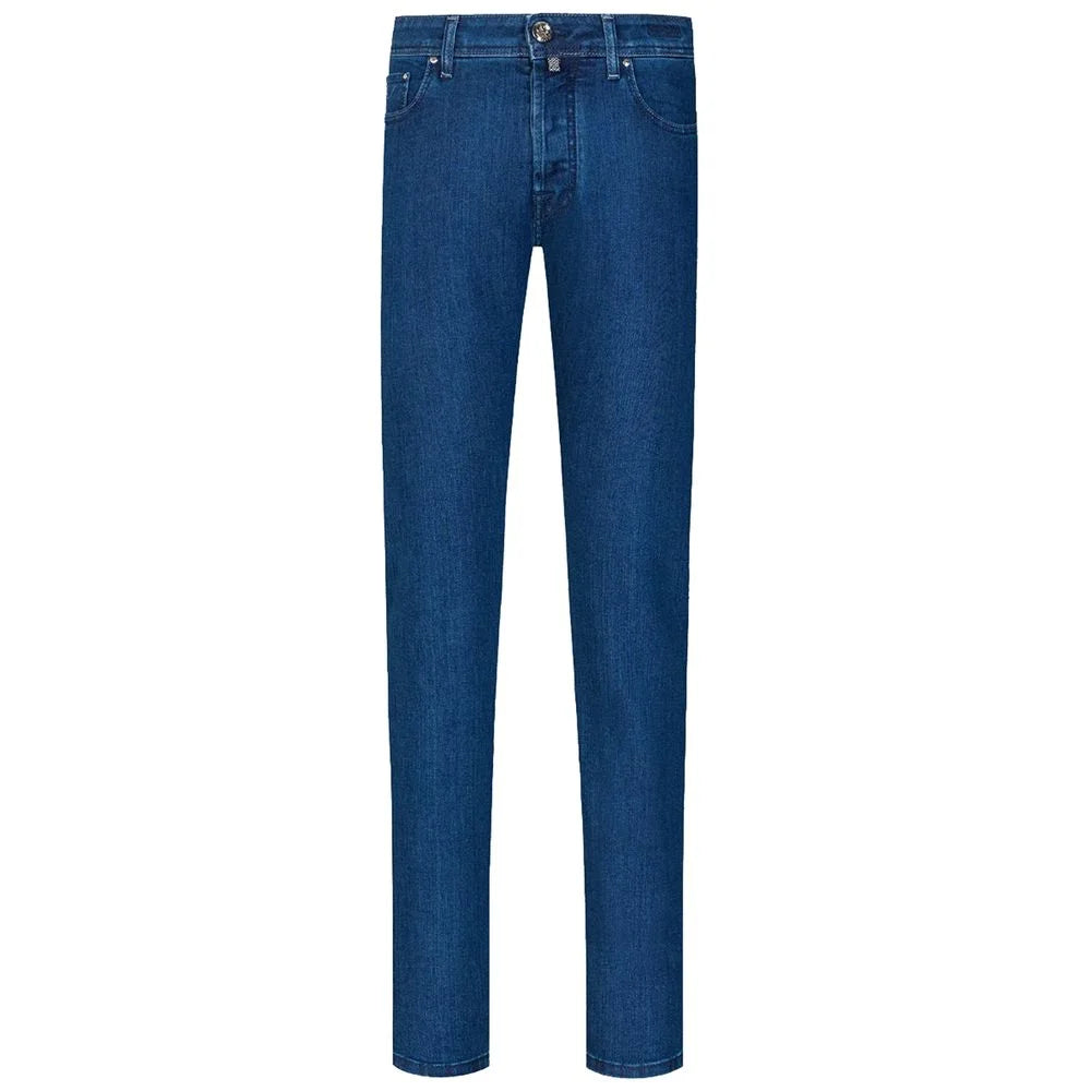 Jacob Cohen Blue Cotton Men’s Jeans - Jeans
