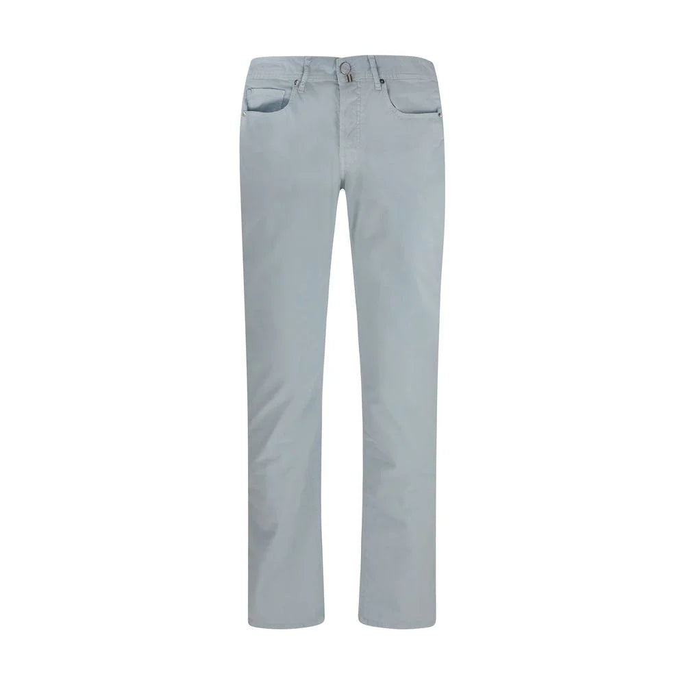 Jacob Cohen Blue Cotton Pants