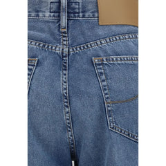 Spodnie jeans Jacob Cohen niebieskie, luźny krój