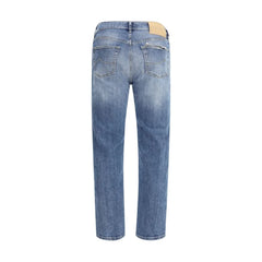 Jacob Cohen Blue Cotton Relaxed Fit Jeans - W32