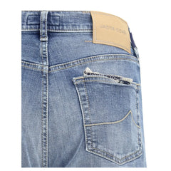 Jacob Cohen Blue Cotton Relaxed Fit Jeans - W32