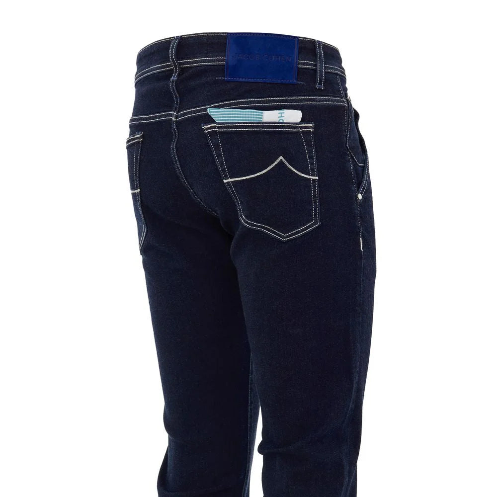 Jacob Cohen Blue Cotton Skinny Jean - W30