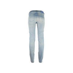 Jacob Cohen Blue Cotton Skinny Pant - W28