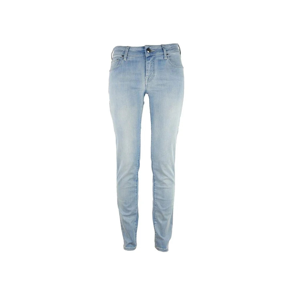 Jacob Cohen Blue Cotton Skinny Pant - W28