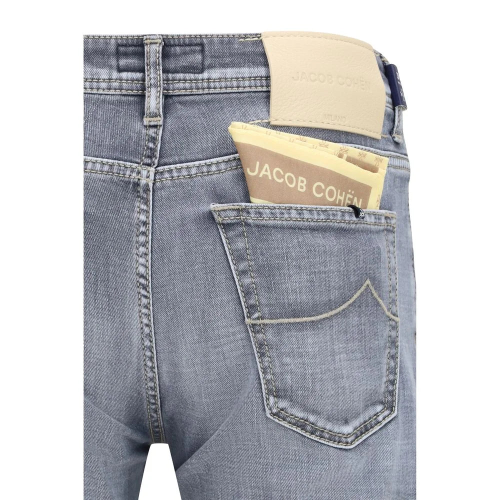 Jeans Jacob Cohen Niebieskie, Slim Fit, Bawełniane