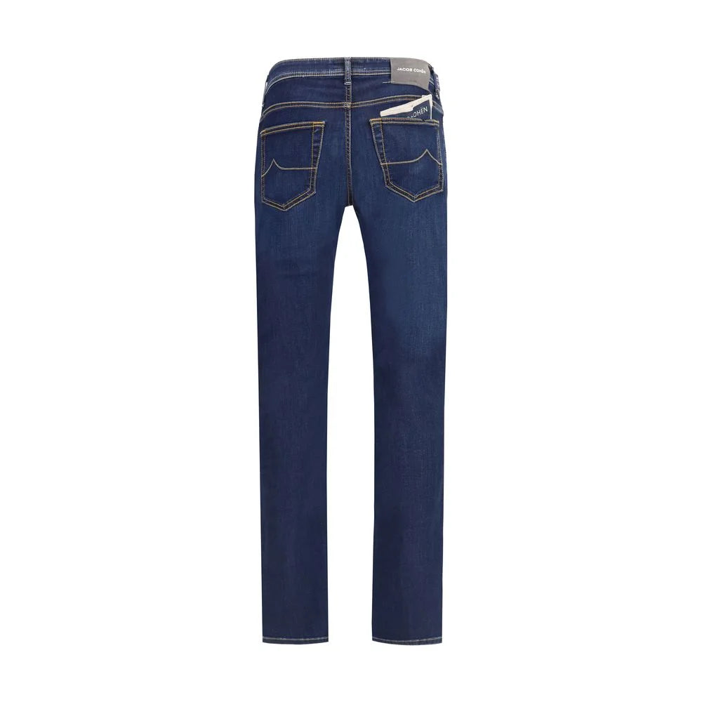 Jacob Cohen Blue Cotton Slim Fit Jeans - 34