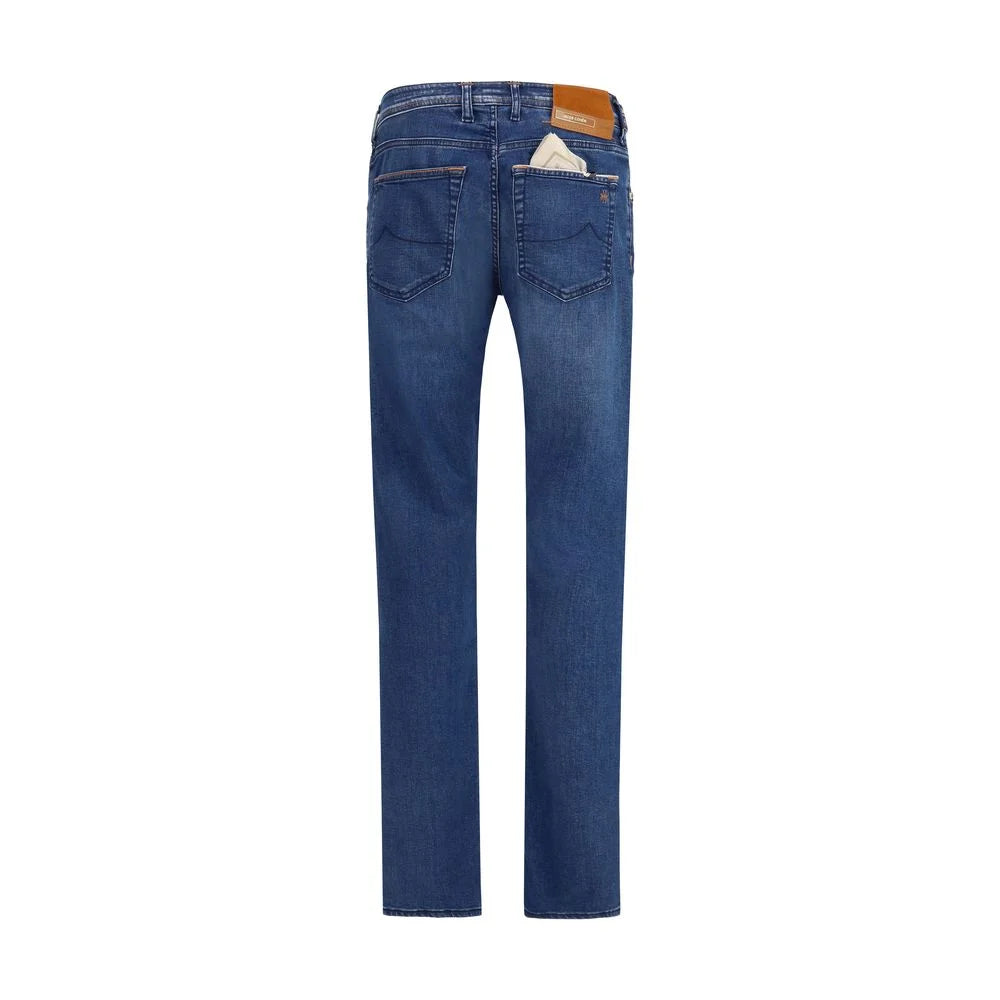 Jacob Cohen Blue Cotton Slim Fit Jeans - 34