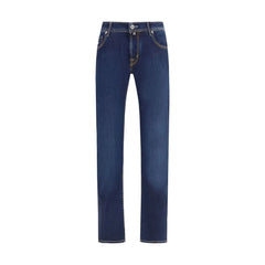 Jacob Cohen Blue Cotton Slim Fit Jeans - 34